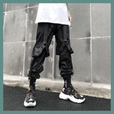 FINESSE GEAR MEN HIP HOP BLACK SWEATPANTS