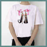 FINESSE GEAR WATERCOLOR HIGH HEELS SHOES PRINT VOGUE T-SHIRT'S